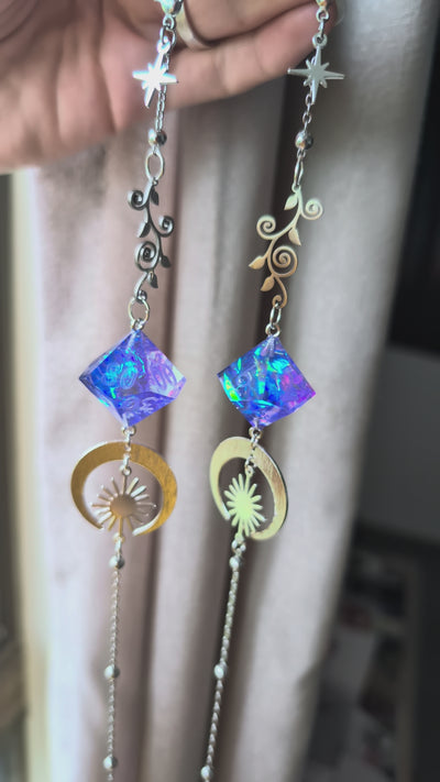 Merman’s Trinket Glasses Chain with Dice